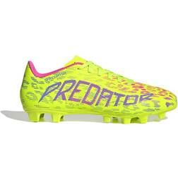 adidas Predator Club FxG Mystic Victory - Lucid Lemon/Lucid Pink/Blå