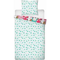 Licens Squishmallows Sängkläder 140x200 cm 2-i-1 Bäddset Påslakan