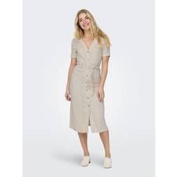 Only Onlsiesta Long Dress - Beige