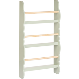 Beliani Wall Bookshelf Hanging Pine Wood MDF 3 Tier Rigolet