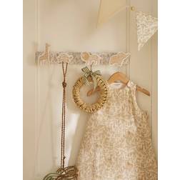 Vertbaudet Kinderzimmer Wandgarderobe BABYLON 4 Tier-Haken beige