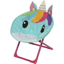 Decoris Kids Unicorn Moon Chair Blue