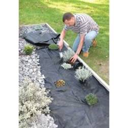 Kingfisher 2 x Weedstop 1.5m x 8m Weed Control Sheet Matting Fabric Membrane Cover 50gsm
