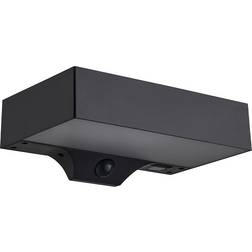 Nordlux Monay Square Solar Utomhus Vägglampa IP44 Svart Väggarmatur