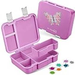 My Vesperbox Jin Bento Box Barn Matlåda Rosa Fjäril