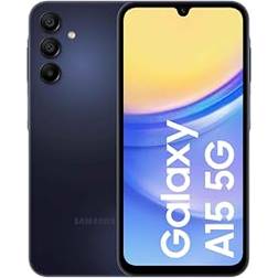 Samsung Galaxy A15 Blue Black 6.5" 128GB 5G Unlocked SIM Free Smartphone