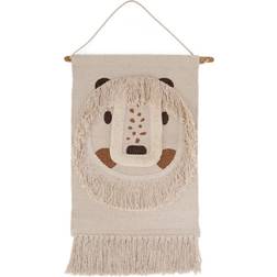 Nattiot Hand-Woven Fringed Wall Hanging Léopold