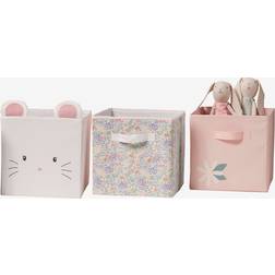 Vertbaudet Set of 3 Countryside Printed Storage Boxes