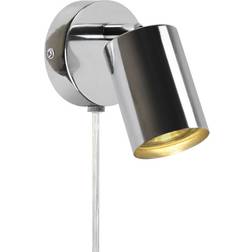 Nordlux Explore Lamp Chrome Wall light ∅ 6cm