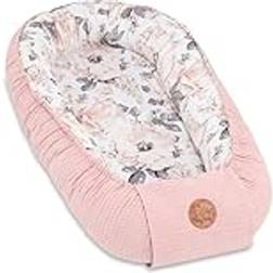 Totsy Baby nest Nyfödd 90 x 50 cm Kokong Handgjord Dubbelsidig Våffelpiké