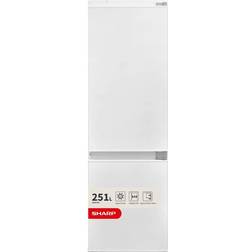 Sharp SJ-BE250M1XS-EN Integrated 70/30 Fridge Freezer White