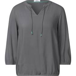 Cecil Tunika Rundhals Elastischer Bund - Grau