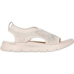 Skechers Go Walk Flex Sandal - White/Natural