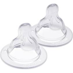 Mam MAM Silicone Cross Flow Bottle Teats Age 6m+ BPA Free