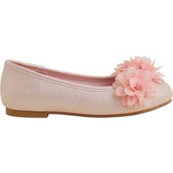 Accessorize Kids' Corsage Flower Ballerina Shoes - Pink