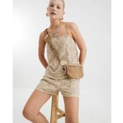 River Island Suede Studded Bum Bag - Brown