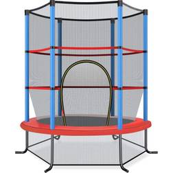 Cwy Hagetrampolin Med Sikkerhetsnett Ø140cm 135 kg