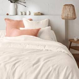 LA REDOUTE INTERIEURS Linot Plain 100% Washed Linen 140 x 200 cm - Duvet Cover Natural