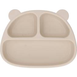 Goolrc Toddler Soft Silicone Plate Bear Shaped Baby Suction Plate