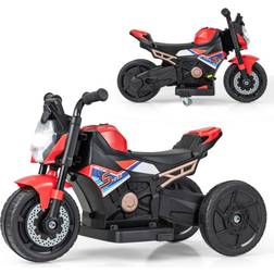 Cwy 2-i-1 Børnemotorcykel Med Aftagelige Træningshjul 74 x 38 x 48 cm