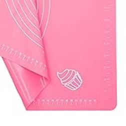 Mumbi Degmatta Utrullningsmatta XXL 64 x 45 cm Rosa Bakmatta