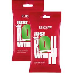 Renshaw Lincoln Green Ready to Roll Icing 500g 2x 250g Sugar Paste