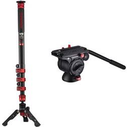 Ifootage Cobra 2 A180 II with Komodo K5 Fluid Head Bundle