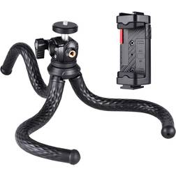Andoer Tabletop Octopus Tripod Stand 1/4 Inch Screw & Phone Black