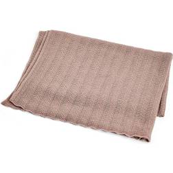 Smallstuff Babyfilt Fiskbensmönstrad Merinoull 80 x 100 cm