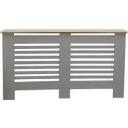 OHS Large Wooden Radiator Cover Grey