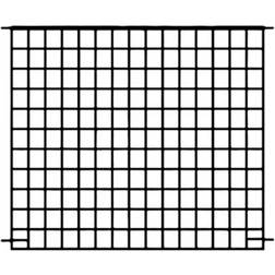 Panacea Traditional Black Metal Fence Panel 0.93m x 0.81m