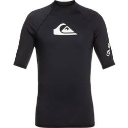 Quiksilver Mens All Time Short Sleeve UPF 50 Swimming Rash Guard Vest Top