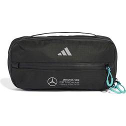 adidas Mercedes AMG Petronas Formula One Team Intelligent Packing System Slingpack - Black/Reflective Silver/Semi Mint Rush