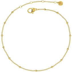 Edblad Beaded Chain Anklet - Gold