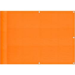 vidaXL Skärmfönster för Balkong Orange 75x700 cm