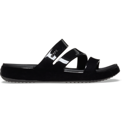 Crocs Getaway Patent Strappy - Black
