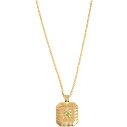 Missoma August Birthstone Pendant Necklace - Gold