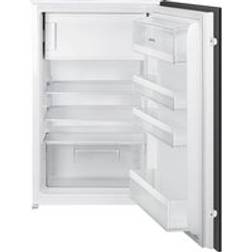 Smeg UKS4C092E Integrated Upright 87cm High Fridge with Ice Box White