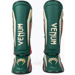 Venum Elite Shin Guards Green