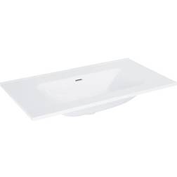 Jungborn Tvättställ Vit Blank Med Bräddavlopp 81 x 1,8 x 46 cm