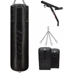 RDX Boxing Punch Bag 4PC Heavy Gym Bag Filled 5ft