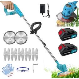 Teetok Cordless Garden Strimmer 2 Battery Charger