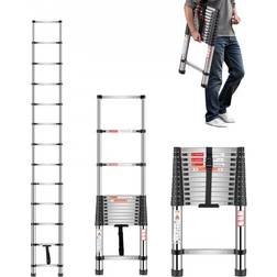 VEVOR Telescoping Stainless Steel Ladder 12.5ft