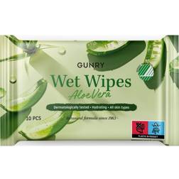 Gunry Wet Wipes Aloe Vera 10 Stk