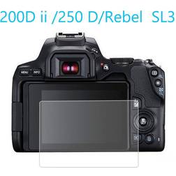 Maxpower Tempered Glass Screen Protector for Canon EOS 200D Mark II MK2 250D Rebel SL3 Kiss X10