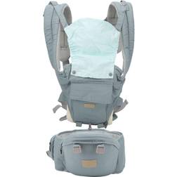 Neoglint Adjustable Baby Carrier Ergonomic Thickening Hipseat Cyan