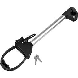Eufab Strap Rahmenhalter Fahrrad Lang 32cm Ø 25 30mm Silber