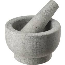 Modern House Stone 13 cm Grå Mortel