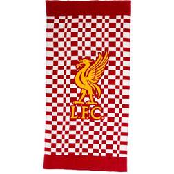 Liverpool FC Beach Check Towel Red