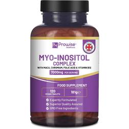 Prowise Healthcare Myo-Inositol Complex Vegan Tablets 7000mg per Serving 120 pcs